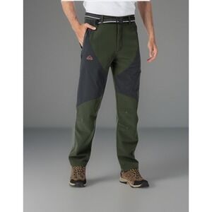 NWT Outdoor Sports Hiking Snow Ski Pants Waterproof Softshell Lined Size 32‎